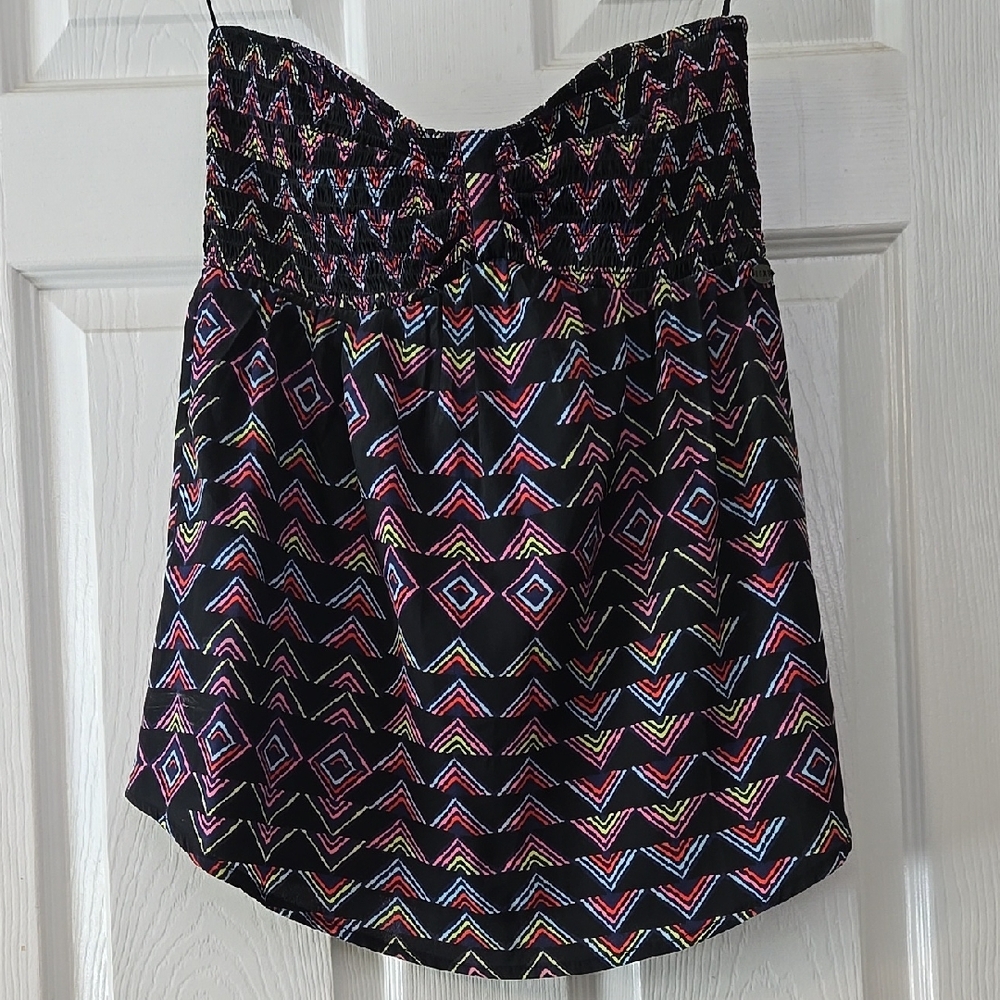 Roxy Multicolor Geometric Pattern Dress - Picture 2 of 5